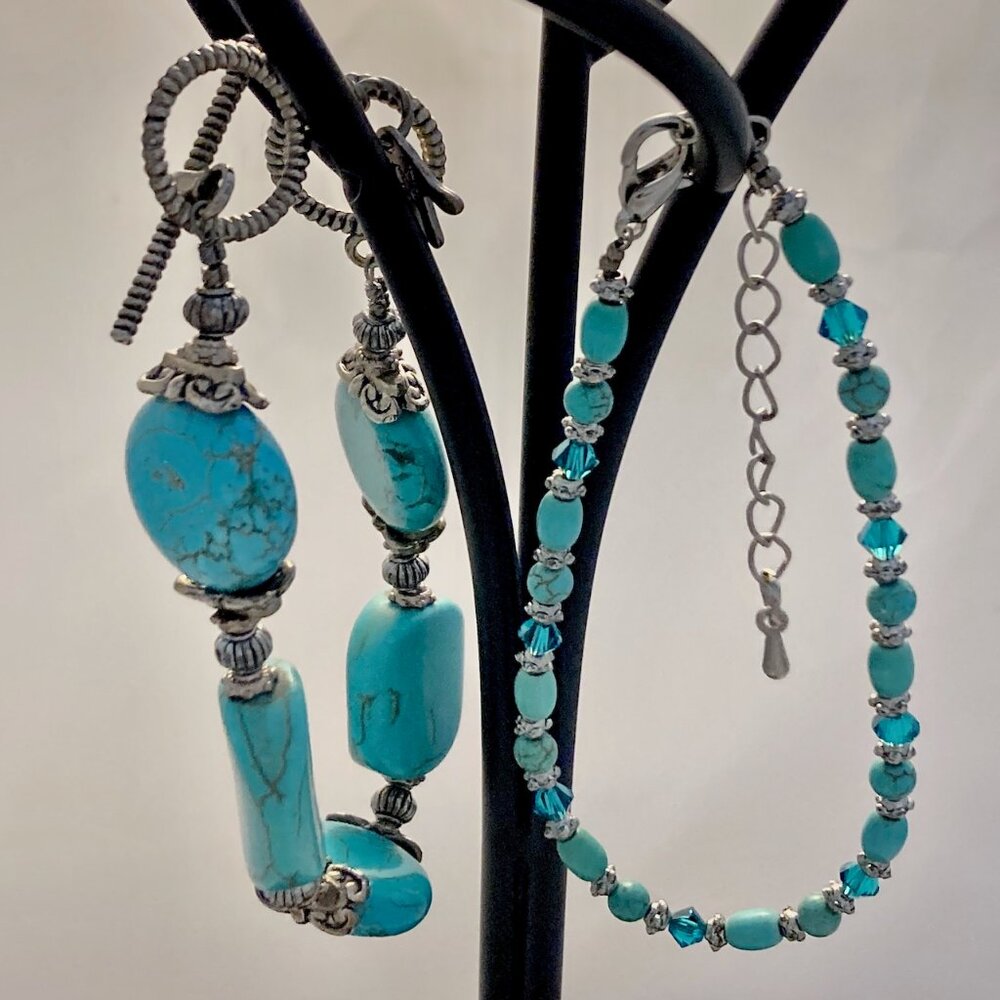 Refreshed Bohemian Turquoise Bracelet Set